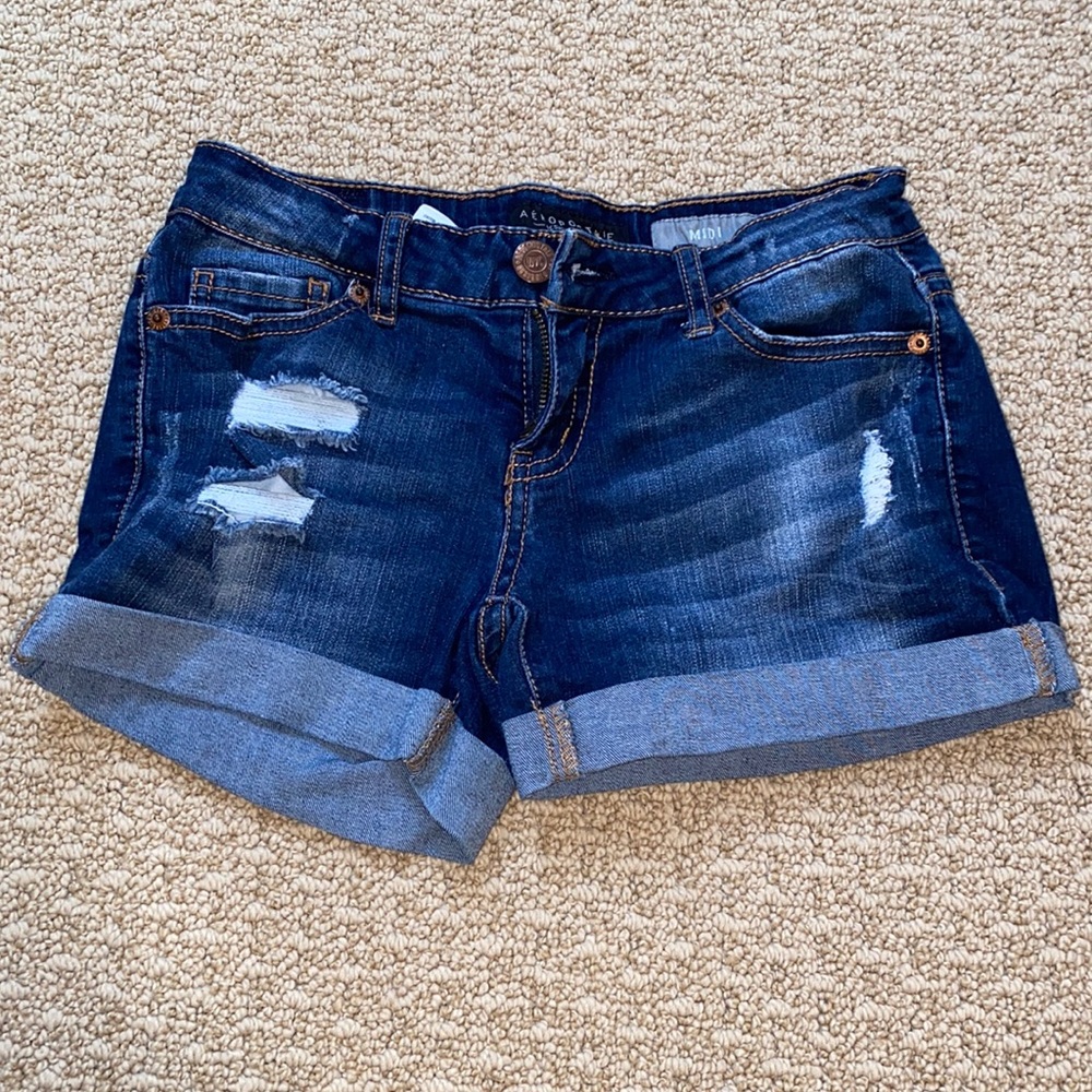 Aeropostale Dark Wash Denim Shorts